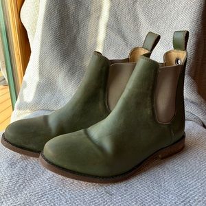 Farylrobin & Free people green booties